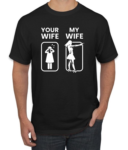 Shirt uomo your wife - vs, my