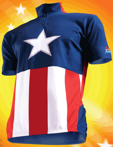 Captain america bike - bike, shirt